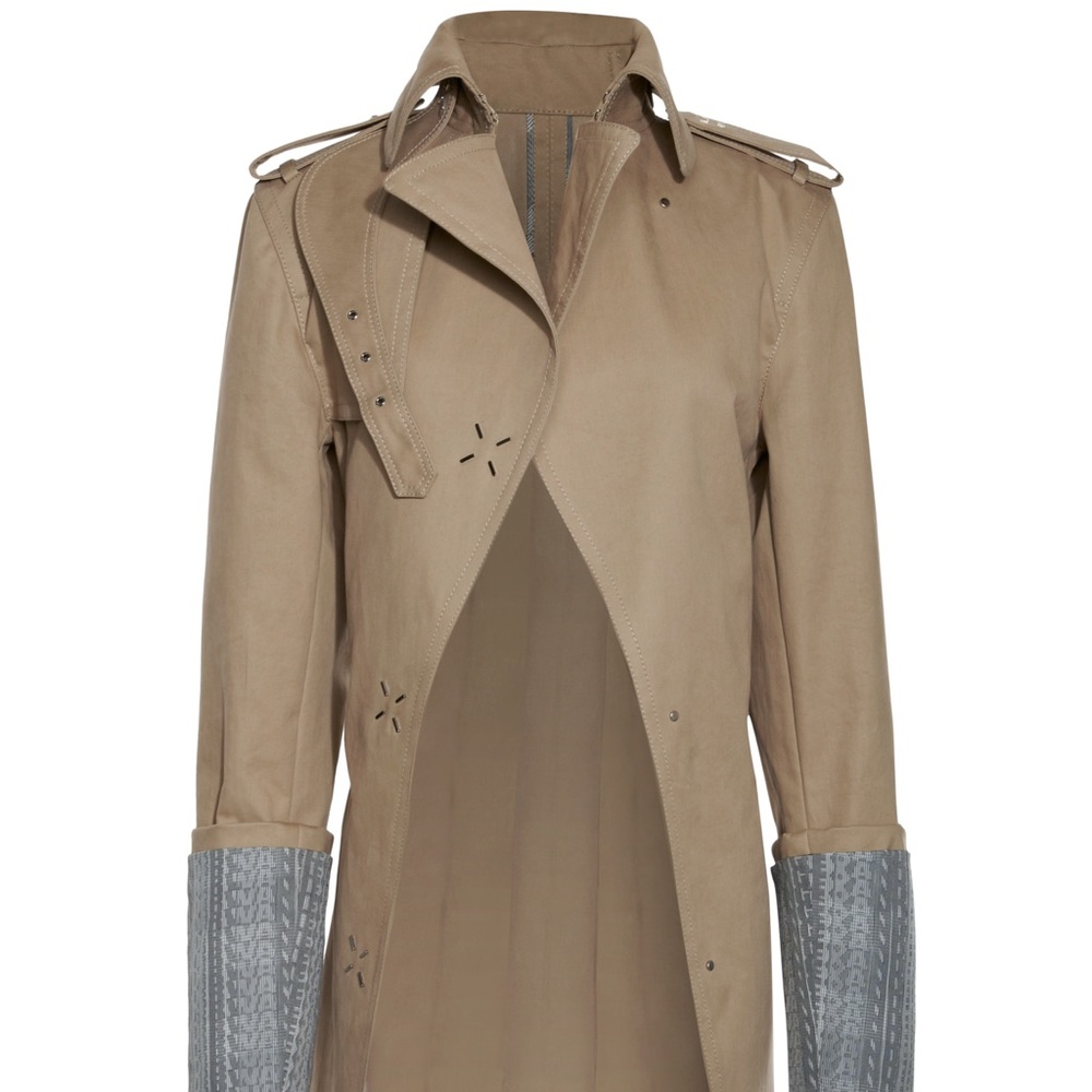 Alexander Wang Beige and Gray Trench Coat - Picture 4 of 16